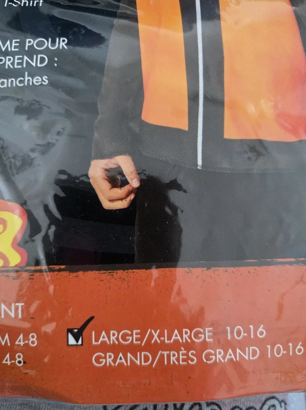 Naruto Kids Orange and Black Costume Top with Headband